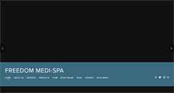 Desktop Screenshot of freedommedispa.com